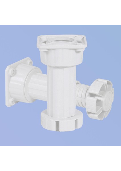 (8 Adet) Ayarlanabilir Dolap Mobilya Tezgah Puf Yükseltici Yükseltme Ayağı 10 cm Beyaz Ayakları indirimleri