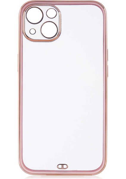 iPhone 13 Uyumlu Tknc Voit Clear Kapak-Pembe