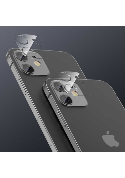 iPhone 12 / Iphone 12 Mini Soft Kamera Lens Koruyucu Cam modelleri