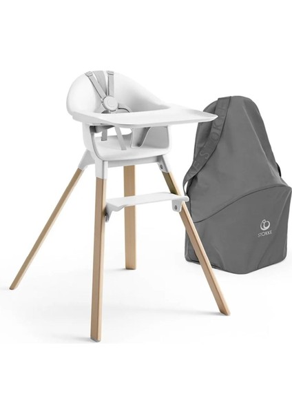 Clikk Highchair White Ergonomik Mama Sandalyesi, Kolay Kurulum ve Hafif Tasarım fiyatları