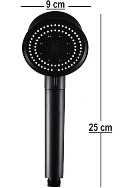 Renkli Pervaneli Turbo Fan Başlık | Siyah Start/stop Özellikli Tasarruflu Duş Başlık modelleri