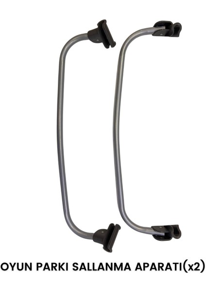 Gulz Sallanma Aparatı 2 Adet - 70 cm Eni Olan Oyun Parkları Için