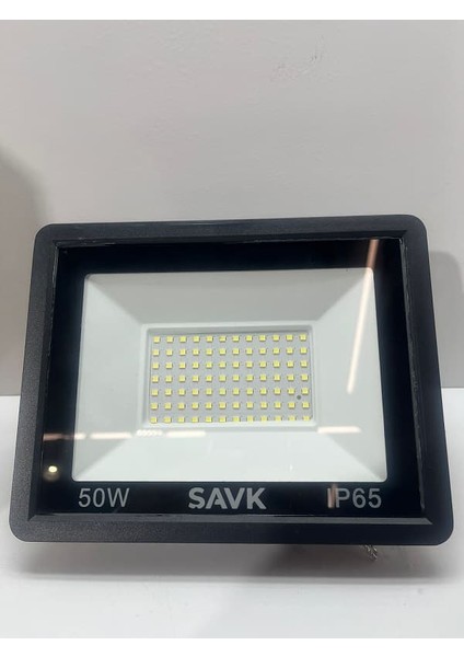 LED Projektör 50 Watt Slim Kasa 220V 6500K Beyaz Işık Şavk