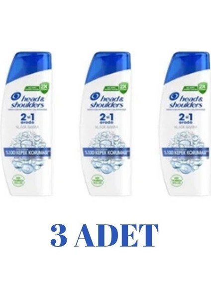 Klasik Bakım Şampuanı 2/1 330 ml x 3 Adet