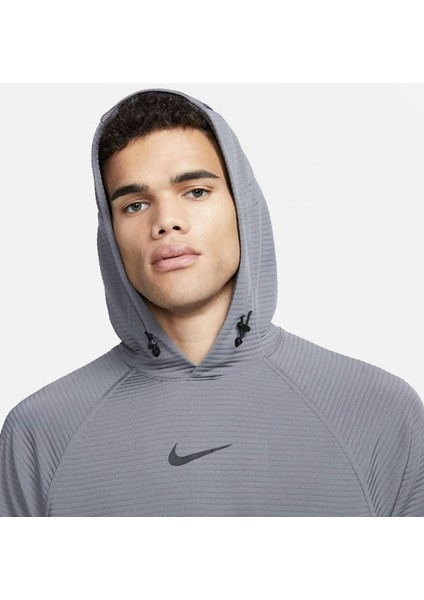 Dri-Fıt Fleece Fitness Erkek Gri Kapüşonlu Sweatshirt fiyatları