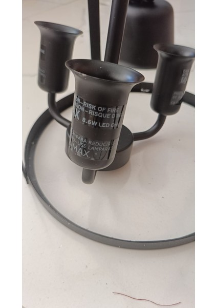 Avize, Kuş Kafesi Avize, Metal Avize, Siyah Avize, Avize