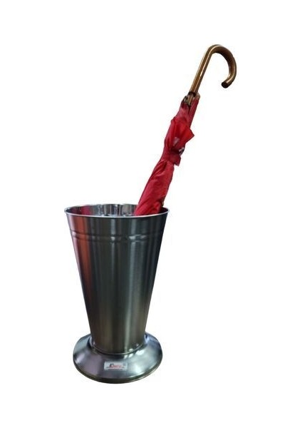 Şemsiye ve Metal Kova Seti, Şık ve Dayanıklı Ev Dekoru Için Ideal