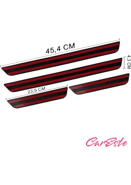 Toyota Corolla Tüm Modeller Uyumlu Old Krom Kapı Eşiği Koruyucusu 4 Prç. fırsatları