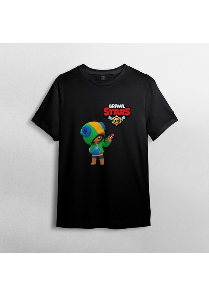 Brawl Stars Leon %100 Pamuklu Bisiklet Yaka T-Shirt Model 1 fiyatları