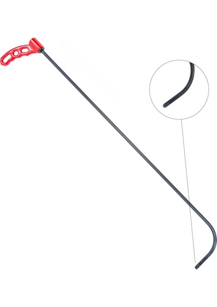 60 cm 8mm Sustalı Yassı Kapalı Uçlu Kılıç Çubuk - S14-03