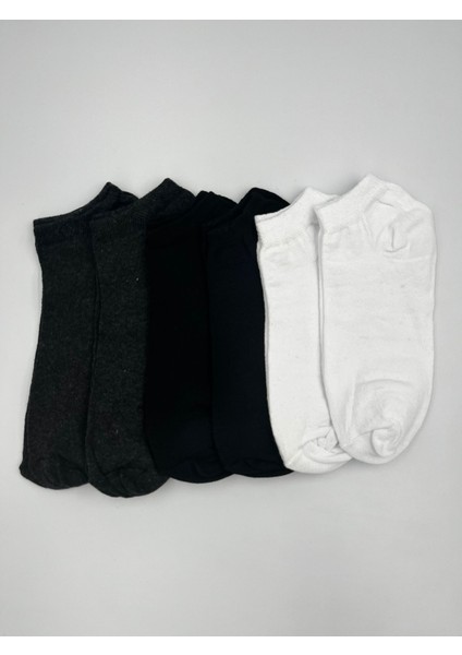 6 Çift Pamuk Kısa Basic Patik Çorap Koku Yapmaz Terletmez modelleri