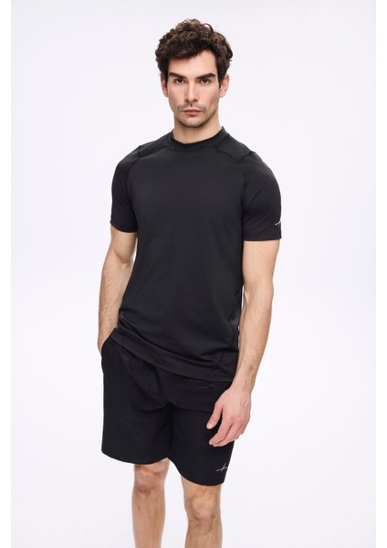 Active Erkek Siyah Spor Tişört 5030