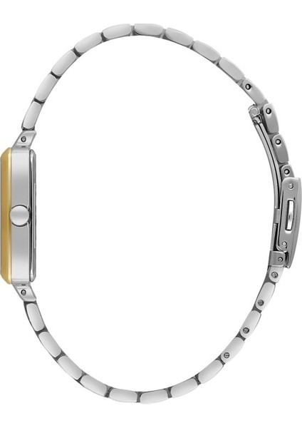 DK.1.14055-4 Dikdörtgen Kadran Metal Kordon Metal Kasa 3 Atm Suya Dayanıklı Metalik-Altın Renk Kadın Kol Saati fiyatları