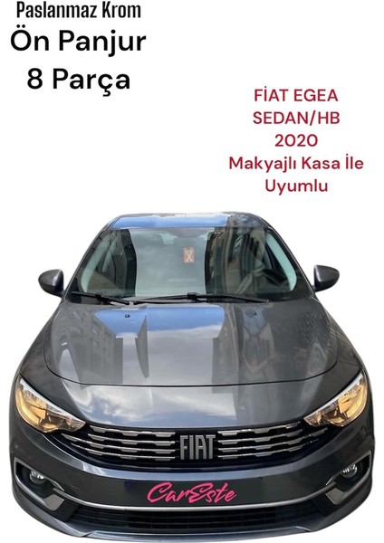 Fiat Egea Sedan/hb Krom Ön Panjur Premium Kalite Careste Model