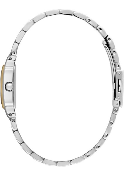 DKE.1.10869-4 Kare Kadran Metal Kordon Metal Kasa 3 Atm Suya Dayanıklı Metalik-Altın Renk Kadın Kol Saati fiyatları