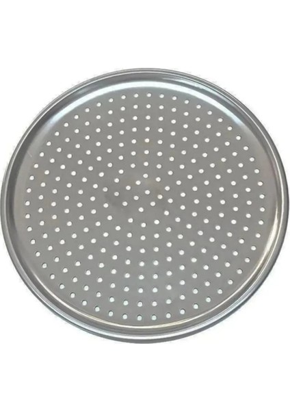 Delikli Pizza Tepsisi Lahmacun Pide Tepsisi 36 cm 32 cm 28 cm Paslanmaz Çelik modelleri