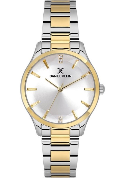 DKE.6.10925-3 Metal Kordon Metal Kasa 3 Atm Suya Dayanıklı Metalik-Altın Renk Kadın Kol Saati