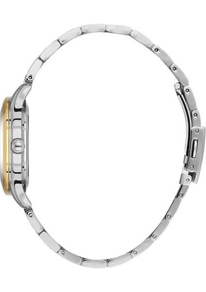 DKE.6.10925-3 Metal Kordon Metal Kasa 3 Atm Suya Dayanıklı Metalik-Altın Renk Kadın Kol Saati fiyatları