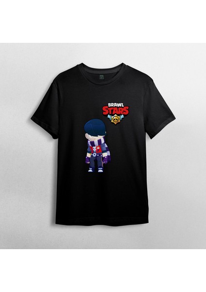 Brawl Stars Edgar %100 Pamuklu Bisiklet Yaka Çocuk T-Shirt