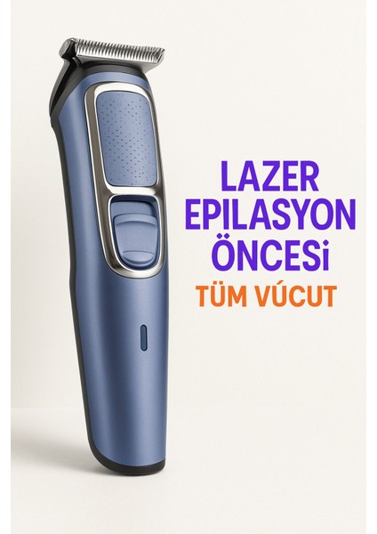 Siyah Fonksiyonlu Kişisel Bakım Aleti, Tüy ve Sakal Kesme Aracı