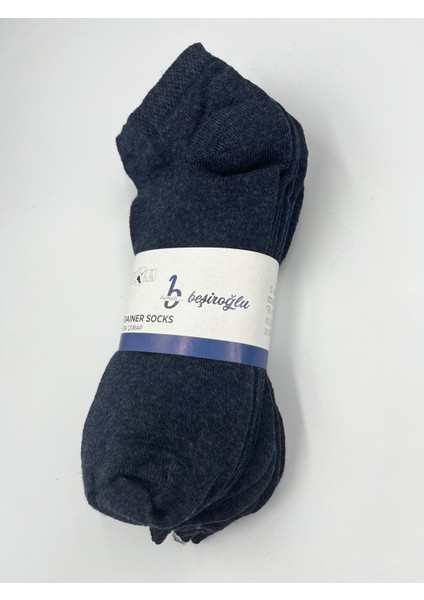 6 Çift Pamuk Kısa Basic Patik Çorap Koku Yapmaz Terletmez