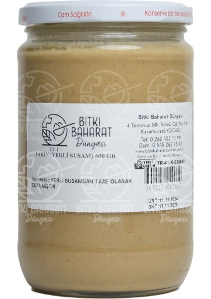 Tahin (Yerli Susam) 600 gr
