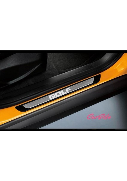 Vw Golf Tüm Modeller Uyumlu Old Krom Kapı Eşiği Koruyucu 4 Prç.