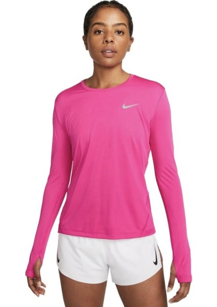 Miler Kadın Pembe Uzun Kollu Tshirt