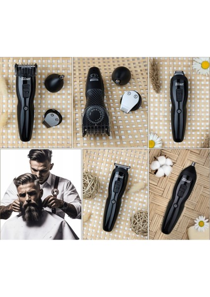 Fonksiyonlu Tıraş ve Tüy Alma Makinesi, Ayarlanabilir Başlık, Siyah fiyatları