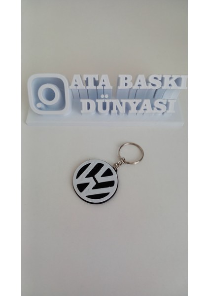 3D Volkswagen Logo Anahtarlık