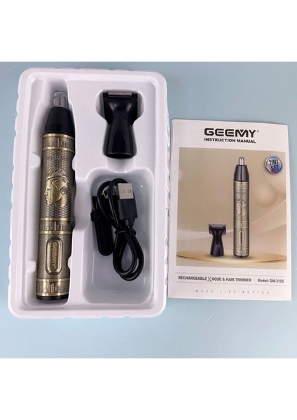 2'li Şarjlı Kulak Burun Temizleme ve Düzeltme Seti