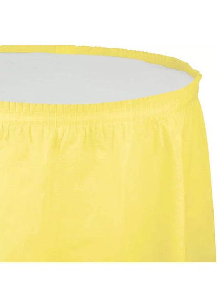 Kanarya Sarısı Masa Eteği 74 x 426 cm
