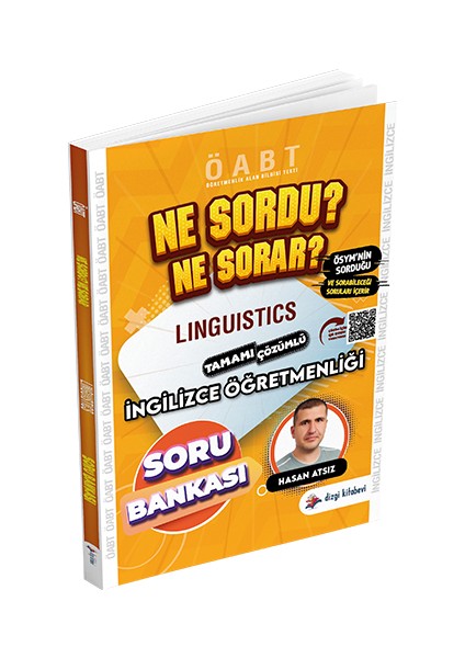 Yayınları Ne Sordu Ne Sorar Öabt Ingilizce Öğretmenliği Linguistics Soru Bankası Qr Çözümlü 2025 Hasan Atsız