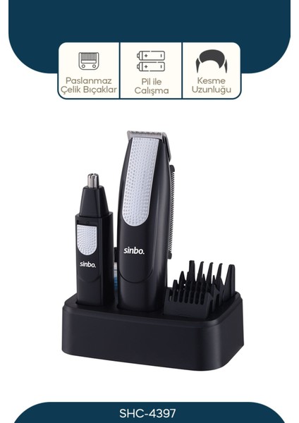 Mavi Erkek Bakım Seti SHC-4397Pratik Bakım Ürünleriyle Günlük Kullanım