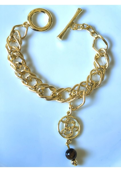 Aksesuar Bileklik Yay Burcu Altın Rengi Bileklik modelleri