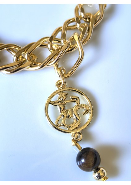 Aksesuar Bileklik Yay Burcu Altın Rengi Bileklik fırsatları