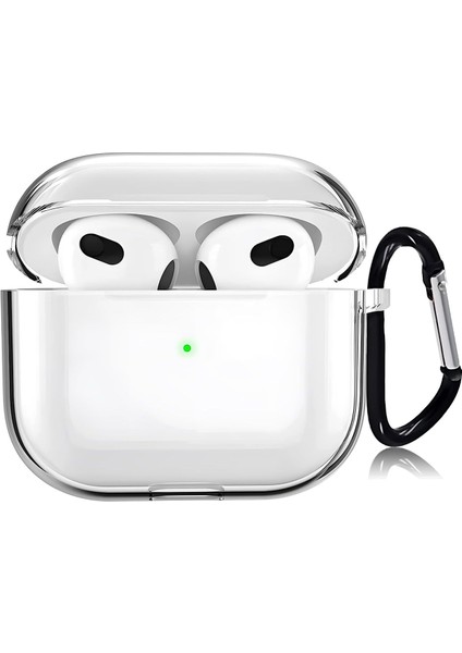 Airpods 4. Nesil Için (2024) Şeffaf Cyrstal Clear Ultra Berrak Kılıf (Airpods 4. Nesil)