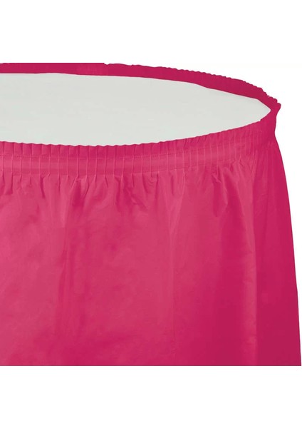 Fuşya Renk Masa Eteği 73 x 426 cm