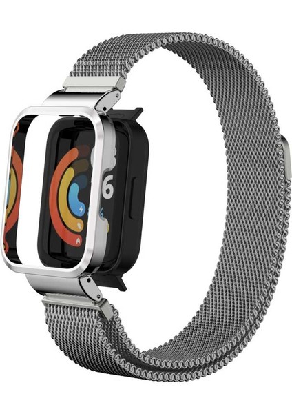 Xiaomi Redmi Watch (Mi Watch Lite) Uyumlu Krd-58 Metal Kordon Tknc - Mor indirimleri