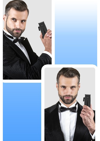 Ultra Sessiz Ayarlanabilir Paslanmaz Çelik Saç ve Sakal Şekillendirici