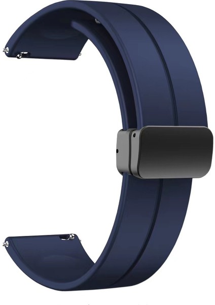 Gear S3 Krd-84 22MM Uyumlu Kordon Tknc - Lacivert