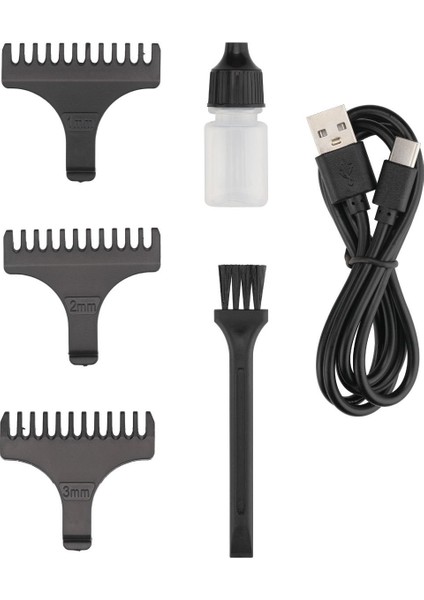 Gri Şarjlı Profesyonel Saç ve Sakal Tıraş Makinesi, Pratik ve Güçlü Kullanım fırsatları