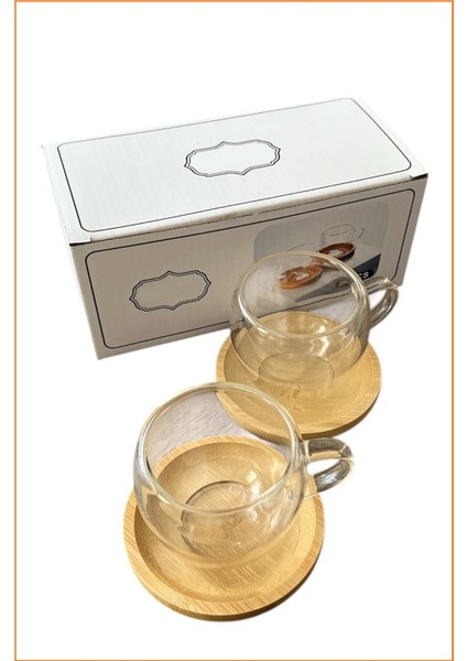 Çift Çidarlı Kulplu Borosilikat Cam Kahve Kupası, Mini Çay Kupası, Espresso ve Latte Kupası 80 ml fiyatları