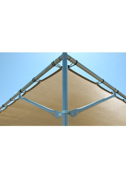 Güneş Geçirmez Gölgelik File, Balkon Gölgeliği, 7x1 M2, Krem modelleri