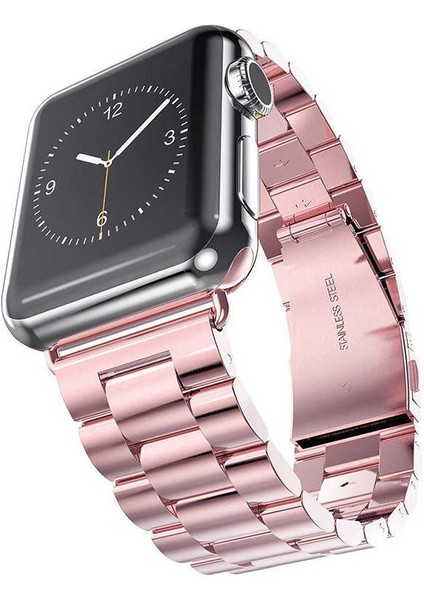 Watch 38MM Uyumlu Krd-04 Metal Kordon Tknc - Rose Gold