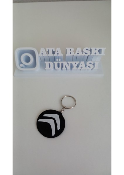 3D Citroen Logo Anahtarlık