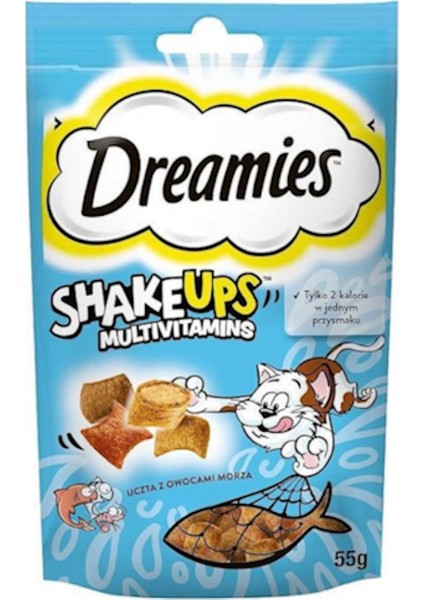Kedi Ödülü Shake Ups (Seafood & Rockin Rooster) 55 gr x 6 Ad fiyatları