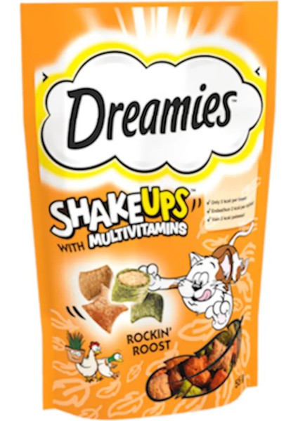 Kedi Ödülü Shake Ups (Seafood & Rockin Rooster) 55 gr x 6 Ad modelleri