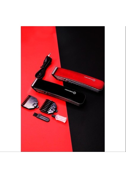 Kırmızı Şarjlı Tıraş Makinesi Tasarım