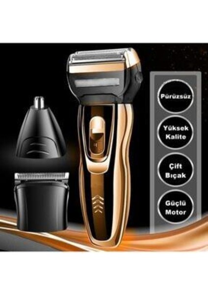 Fonksiyonlu Erkek Bakım Seti, Saç, Sakal, Burun ve Kulak Tıraş Makinesi fiyatları